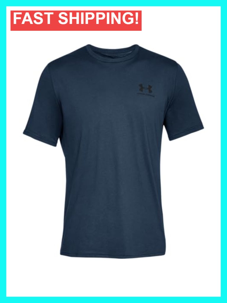 Under Armour Sportstyle Logo Tee - Navy - Loose Fit